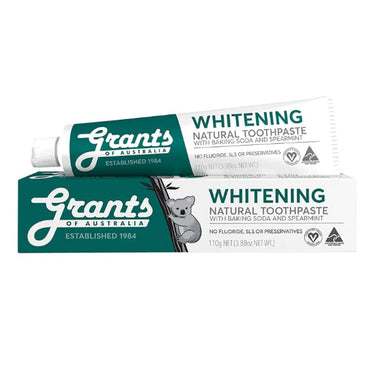 Grants Whitening Toothpaste with Baking Soda and Spearmint 75g